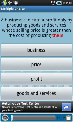 TOEFL iBT Preparation android App screenshot 1